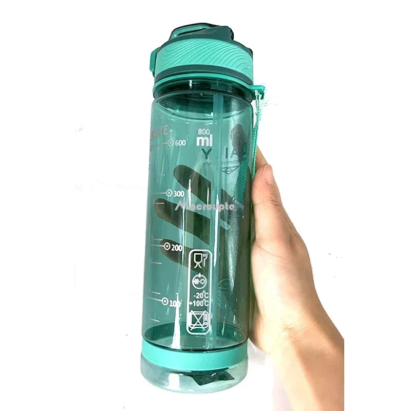 Sports Water Bottle with straw For Camping 3